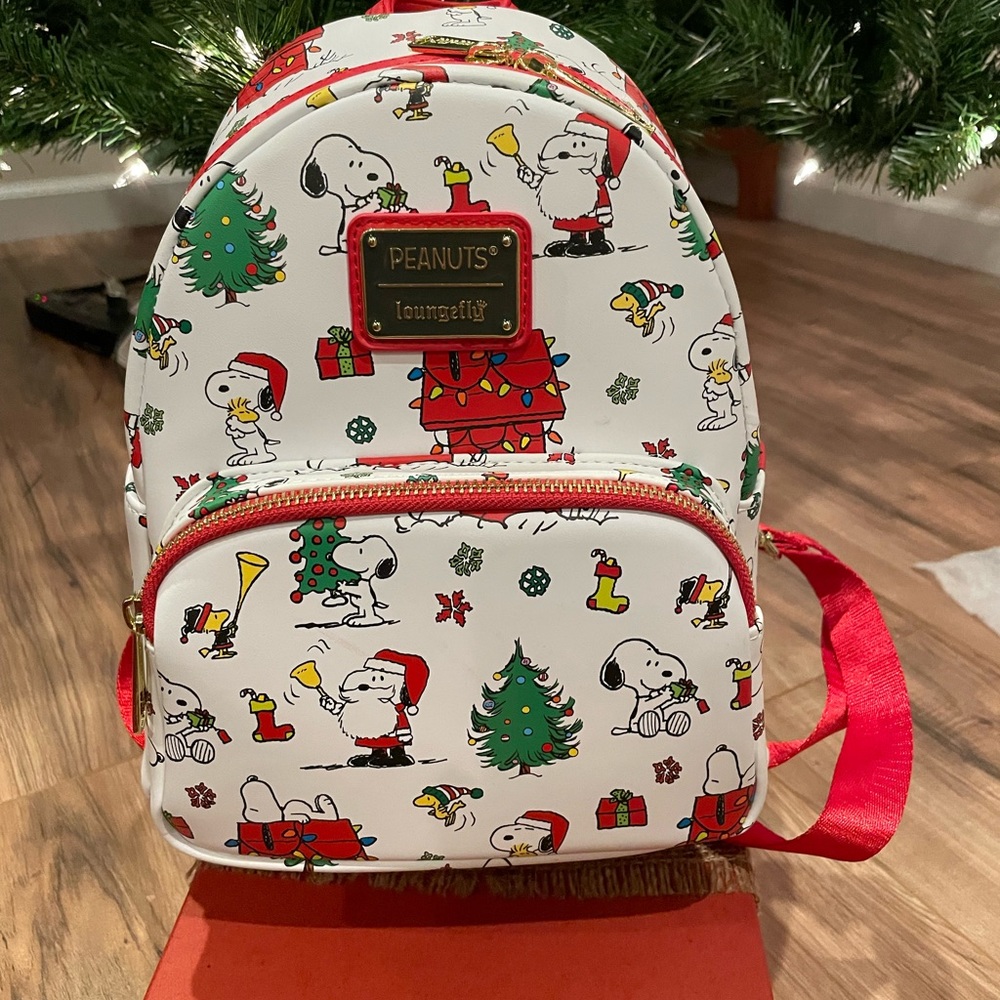 Loungefly Christmas Peanuts Backpack